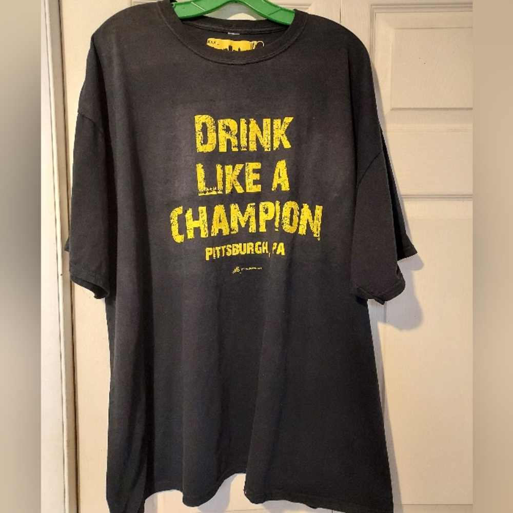 South Side Shirt Company Pittsburgh Steelers Men Shirt XXXL Drink Like  Champion